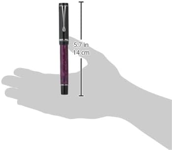 Conklin Duragraph Fountain Pen Purple Nights - Medium Nib, Elegant Writing Instrument with Rich Purple Finish