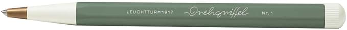 LEUCHTTURM1917 - Drehgriffel Writing Pen (Olive) - Gel Pen with Black Ink Included