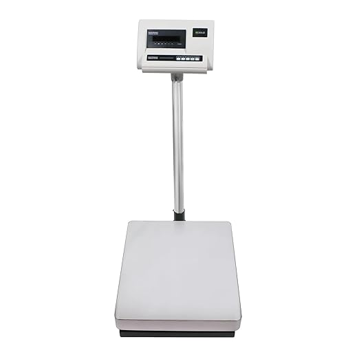 U.S. Solid Bench Scale - 350 lb x 0.002 lb Stainless Steel Postal Package Shipping Scale Digital Bench Platform Balance with 16 inch x 20 inch Platform, Lb/Kg
