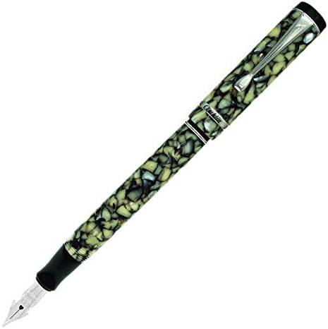 Conklin Duragraph Fountain Pen Cracked Ice - Flex Nib, Dynamic Writing Tool with Flexible Nib