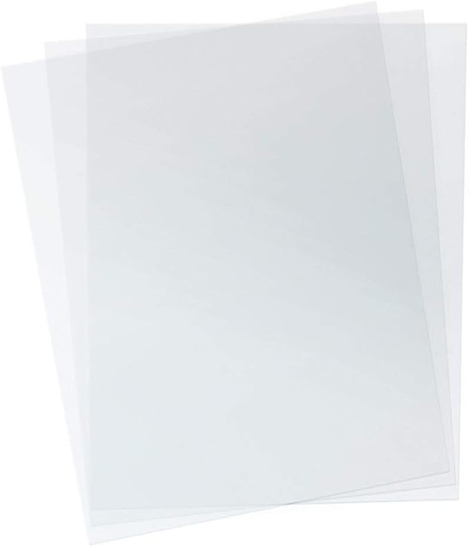 TruBind Binding Covers for Reports and Presentations - Crystal Clear PVC - 7 Mil Thick - Letter Size - 8 3/4 inch x 11 1/4 inch - Round Corners - No Tissue Interleaving - 100/Bx (CVR-07BRN)
