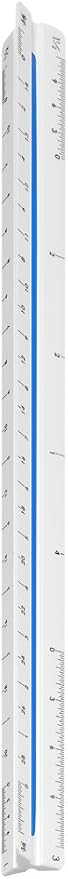 Calculated Industries Construction Master Pro Advanced Construction Math Feet-inch-Fraction Calculator + Staedtler 12-Inches Architect Triangular Scale Bundle