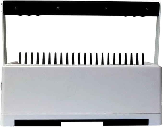 TruBind Manual Comb Binding Machine | Punch up to 20 Sheets | Bind up to 425 Sheets | 21 Fully Disengageable Dies | 19-Ring Comb | 2-Year Warranty