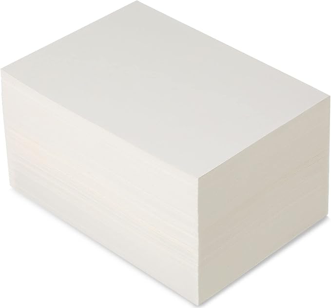 TaoBary 300 Pcs Watercolor Paper Sheet Bulk White Cold Press Paper Pack 110 lb 230 GSM Sketch Painting Watercolor Pad for Watercolorist Beginning Artists Adults Drawing Craft(6 x 6 Inch,230 GSM)