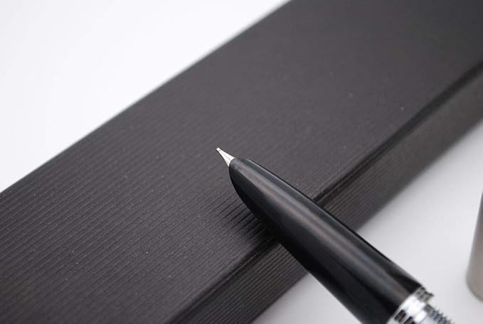 JINHAO 51A Wooden Fountain Pen Steel Cap (Hard Maple, Extra Fine Nib 0.38mm)