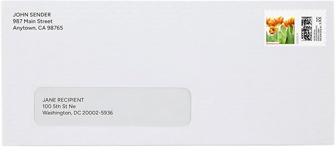 Spring Blossoms NetStamps 1200-Pack (50 Sheets) Printable Postage Labels (Stamps.com Subscription Required) - Print Approved Postage - Inkjet & Laser Printers - Business, Personal, Home