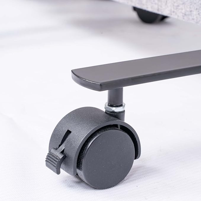 Office Partitions with Wheels, Sound Proof Dividers Privacy Panel Partition Wall, Portable Acoustic Office Walls Dividers, Freestanding Temporary Wall Cubicle Wall for Classroom, School