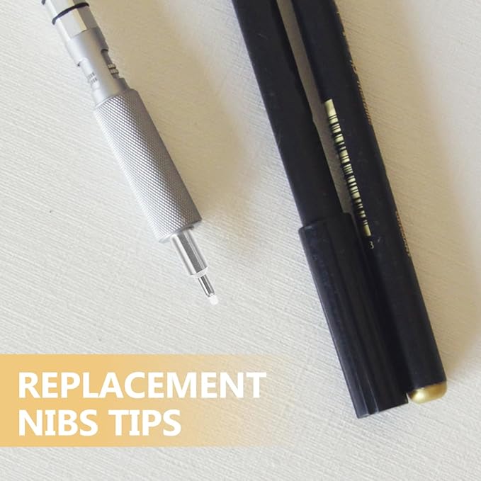 20pcs 0.5mm Fine Tip Replacement Nibs for Paint Markers - Universal Pen Nibs for Refillable Paint Pens- Empty Barrel Accessories for Acrylic Markers