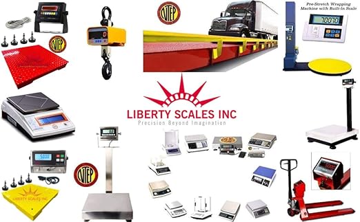 Liberty LS-920-2k Industrial Portable Floor Scale for Small Animal, Platform 50" x 20" / up to 2000 lbs (Made in USA) Scale + Cage System