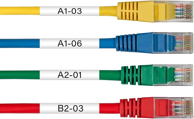 NineLeaf 2PK Compatible for Ptouch HSe-221 HSe221 HS-221 HS221 8.8mm 0.34 Black on White Heat Shrink Tubes for PT-D400 PT-D400AD PT-D450 PT-D600 Label Maker Tapes