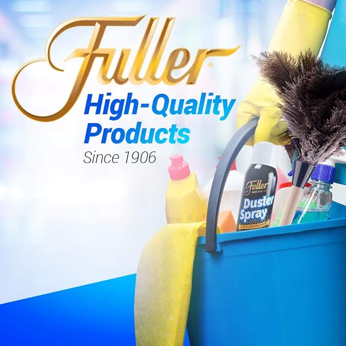 Fuller Brush Duster Spray – 15.5 oz Multi Surface Dust Removing Sprayer - Safe Household Cleaning For Floors, Furniture, Blinds & Car Interiors