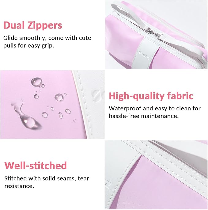 Sooez Big Capacity Pencil Case, Extra Large Pencil Pouch with Zipper Pocket, Wide Opening Pencil Bag, Portable Stationery Organizer, Cute Aesthetic School Office Supplies for Teens Girls Adults, Black