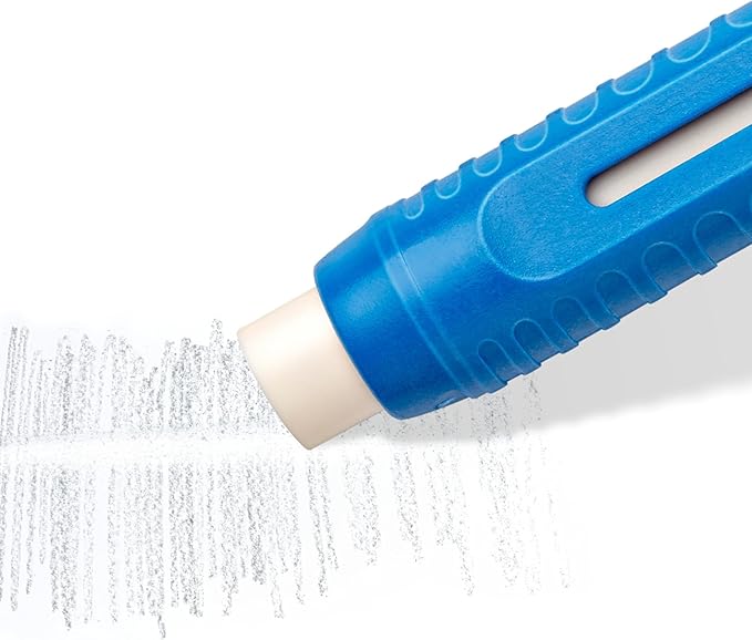 STAEDTLER Mars Plastic Eraser Refills - Latex-Free Erasers, Replacements for Refillable Holder, Home, School & Office, White, 2-Pack