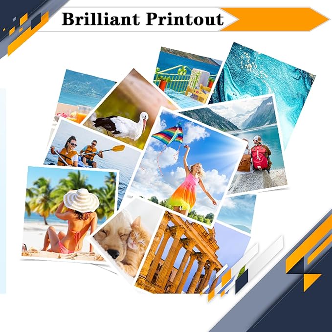 PG-260XL CL-261XL PG260 PG-260 CL261 CL-261 Ink Cartridges, Compatible for Canon TS6420a TS6420 TR7020a TR7020 TS5320 All in One Printers【High Print Volume with Chip Color*1