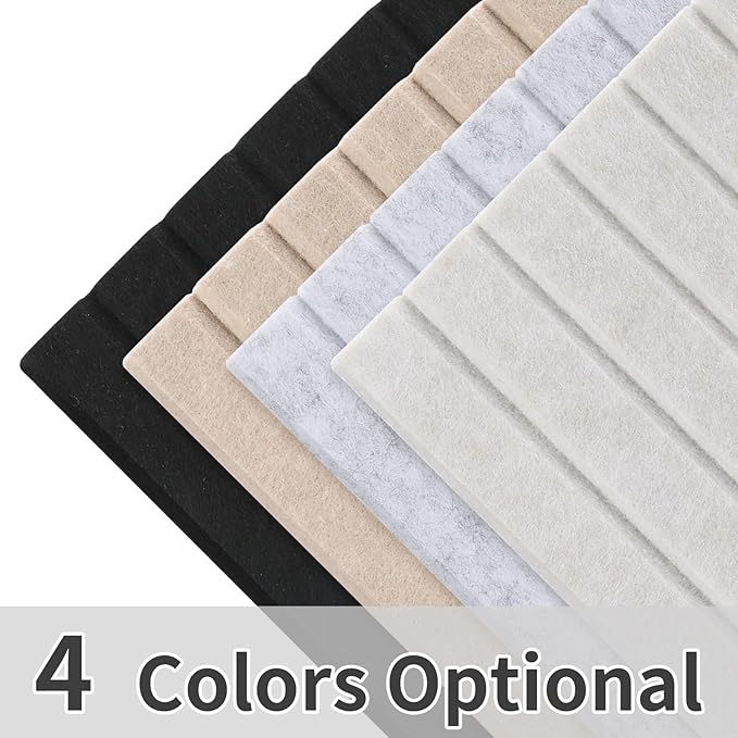 Smarpau Large Cork Board 48"x36", 12 Pack Bulletin Board for Walls, Felt Bulletin Boards Wall Paneling Pin Board Tack Board, Felt Wall Tiles for Office Classroom Decor