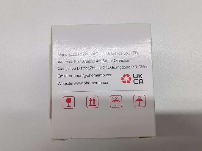 Phomemo Circle Label Compatible with M110/M100/M120/M150/M200/M220/M250 Label Maker, 1.96" x 1.96"(50 x 50 mm) Thermal Round Rainbow Gradient Labels, 1 Rolls/140 Labels