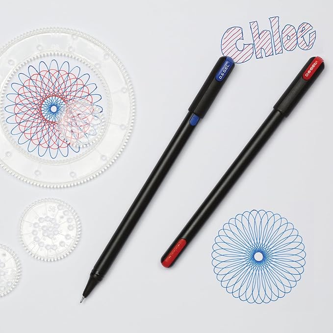 Pentonic Gel Pens, 36 Count, Assorted Colored Ink (20 Black, 12 Blue, 4 Red), 0.6 mm Fine Point, Smooth Writing For Journaling & Notetaking (1002356)