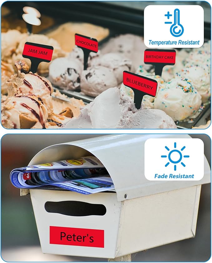 Weemay 3 Pack TZe451 24mm Black on Red Laminated Label Tape Compatible with Brother Label Maker Tape TZe-451 TZe 451 TZ-451 TZ451 for PTouch PT-E500 PT-D600 PT-P750W PT-P900W Printer, 1 in x 26.2 ft