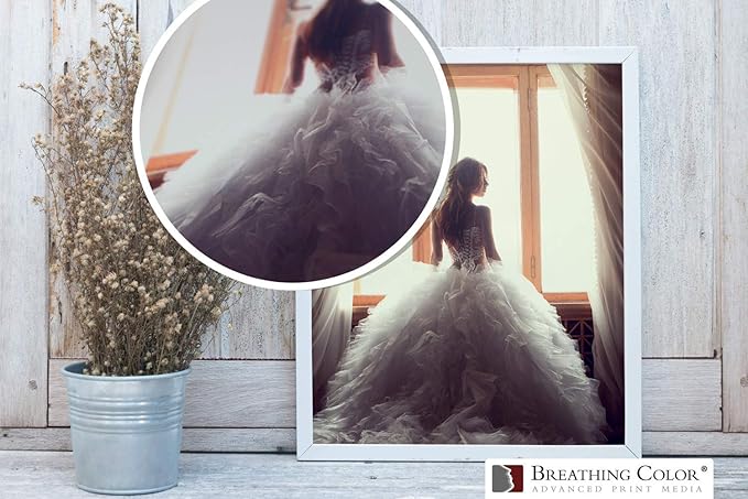 Optica One is a Luxurious 300 gsm Smooth Matte Fine Art Inkjet Paper Featured in a 17"x40' Roll; Its Bright White Color Makes It Ideal for Black and White and Color Prints. 100% Archival Certified