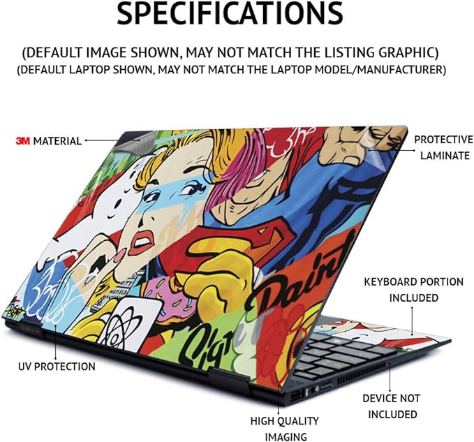 MightySkins Skin for HP Spectre x360 15" (2020) - Cork | Protective, Durable, and Unique Vinyl Decal wrap Cover | Easy to Apply, Remove, and Change Styles | Made in The USA