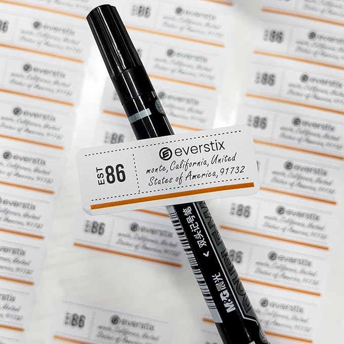 1" x 2-5/8", 25 Sheets, 750 Mailing Address Labels, White Sticker Labels for Laser & Inkjet Printers, Permanent Adhesive