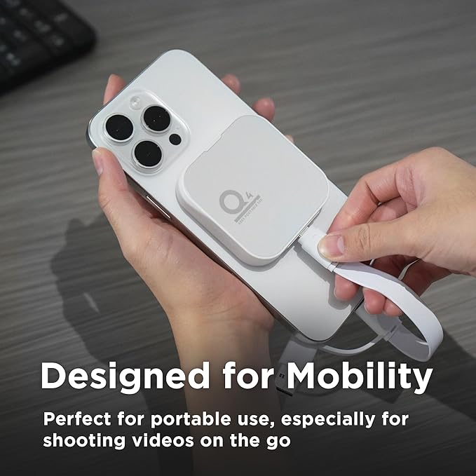 DATO Magnetic External SSD 1TB, External Solid State Drive Portable SSD USB 4.0 Gen 3x2, up to 4000/3600 MB/s, Type-C 4K ProRes HDR Record, Compatible with iPhone 15&16 Pro Max - ARES Q4 Series