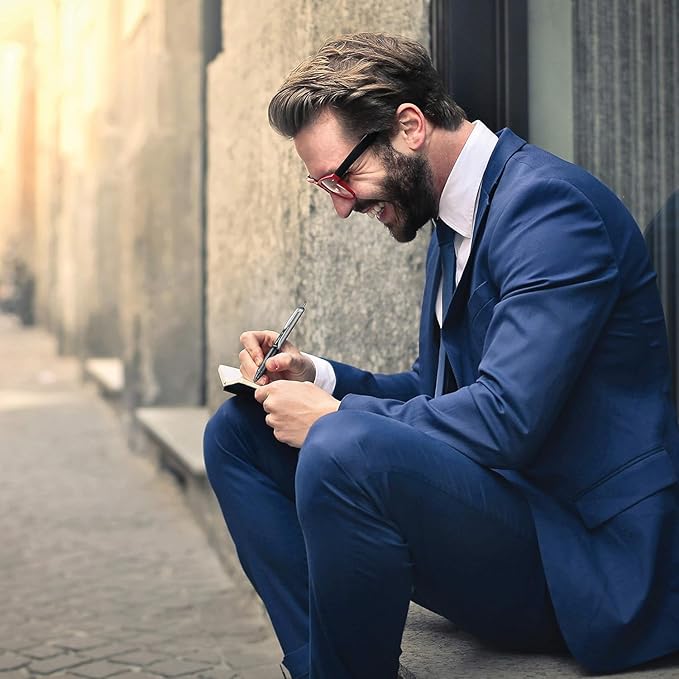 Precise V7 RT Retractable Rolling Ball Pens, Fine Point (.7mm), Assorted Colors Black/Blue/Red Ink, 5-pk; Premium Comfort Grip, Bundle with Plastic Reusable Pouch