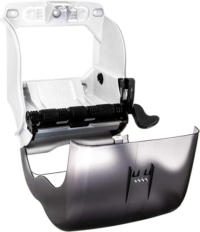 San Jamar Classic Element Paper Towel Dispenser Wall-Mounted Commercial Roll Dispenser, Fits All Core Sizes with Lever for Bathroom, Kitchens, and Restaurants, Plastic, Universal Paper, Black Pearl