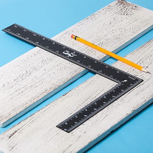 Mr. Pen- Carpenter Square, Framing Square, 8 inch x 12 inch , Carpenters Square , Right Angle Ruler, Framing Tools, L Shape Ruler, Metal Square, Steel Square