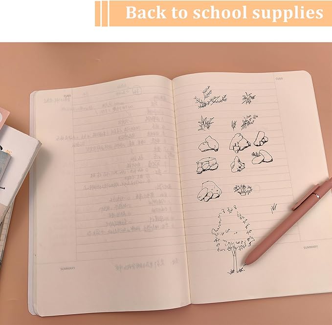 5pcs Gel Pens (0.5mm Tip), Retractable Quick Dry Black Ink Pens Fine Point Premium Cute Rolling Ball Smooth Writing Aesthetic Pens Comfort Grip for School Office Supplies (Morandi)