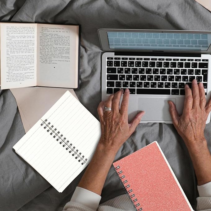 Jutom 18 Pcs Small Spiral Notebooks Memo Pads 3x5 Bulk Small Pocket Notebooks Mini Notepads with Lined Pages Mini Journals for Office Back to School Work Writing Supplies, 120 Pages (Rose Gold)