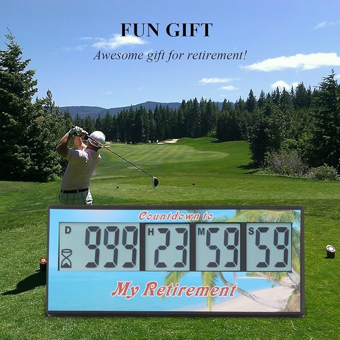 A AIMILAR Digital Retirement Countdown Timer 999 Days Count Down Timer