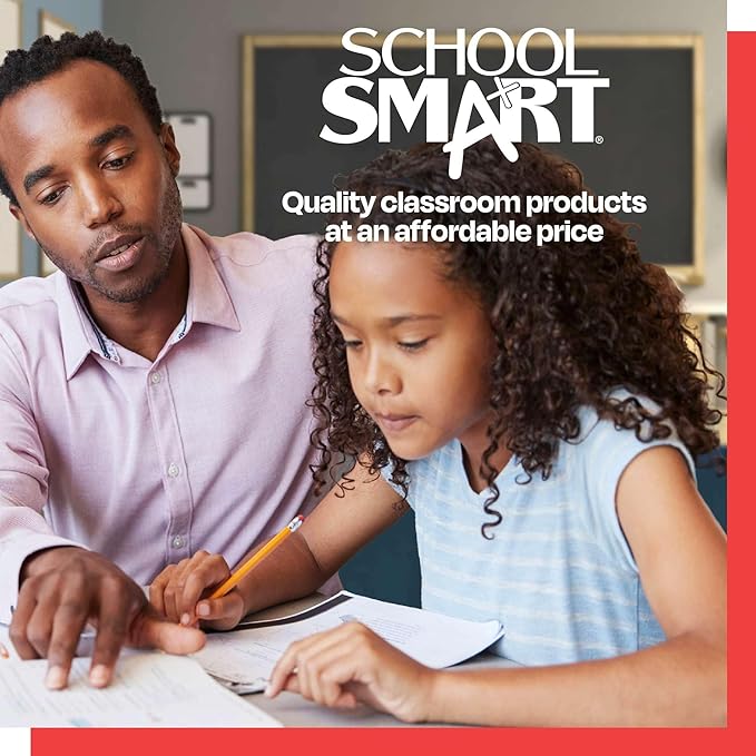 School Smart Railroad Poster Board Paper, 22 x 28 Inches, 4-Ply, Magenta, Pack of 25