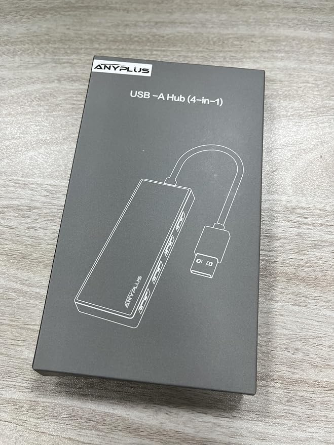 USB Hub, Multiport USB Splitter Adapter, 2 ft Long Cable USB 3.0 Hub, USB Extender for Laptop, PC, iMac, Surface Pro, MacBook, Mac Pro, Flash Drive, XPS, Mouse, HDD