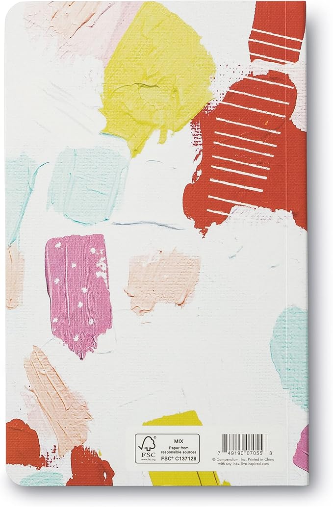 Compendium Softcover Journal - Make each day your masterpiece. – A Write Now Journal with 128 Lined Pages, 5″W x 8″H