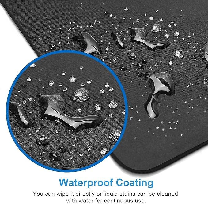 Sunset Beach Mouse Pad, Square Mousepad,Waterproof Mouse Mat Non-Slip Rubber Base MousePads for Office Home Laptop Travel, 9.5"x7.9"x0.12" Inch
