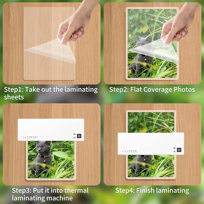 Laminating Sheets - 3Mil 5000 Pack Thermal Laminating Pouches, 9"x11.5" Clear Laminate Sheets for Schedules, Menus, Certificates, Art Drawings, Round Corner