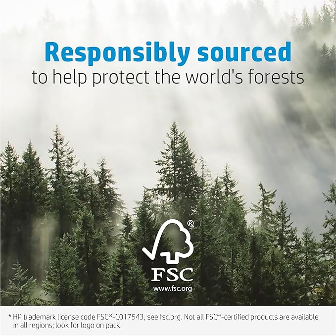 HP Everyday Business Paper, Glossy, 8.5x11 in, 32 lb, 150 sheets, works with laser printers (4WN08A)