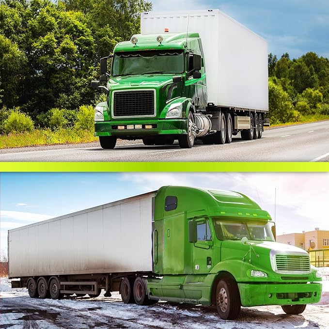 Large Truck Seat Cushion for Truck Driver Seat Cushion - Upgraded Back Support, CertiPUR-USยฎ Certified - Thick Memory Foam, Pain Relief for Hours of Driving, Trucker Approved Big Rig - Gray