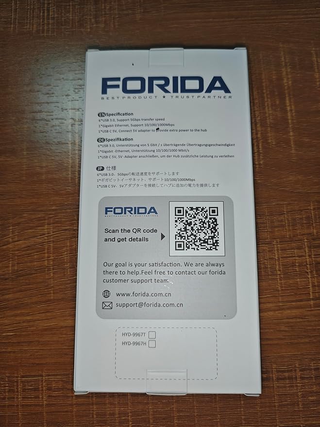 7 Port USB Hub USB Ethernet HUB with 3.9ft Long Cable for Laptop, USB Splitter with Gigabit Ethernet Port and 5V/3A Power Port, MultiPort Aluminum Expander for Laptop, iMac, PC, Flash Drives