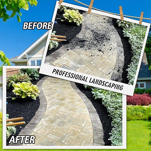 Mulch Glue & Gravel Binder - 1 Gallon / 128oz Rock Glue for Landscaping, Garden, Walkway - Ready to Use, Strong Pea Gravel Stabilizer for Lockdown Sticky Rocks, Pebble, Bark, Rubber, Sand, Stone