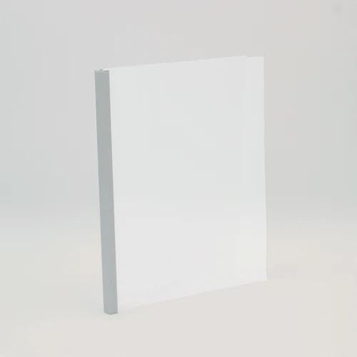 Thermal Binding Clear Covers with Steel Spine –for Thermal Binding Machines – Formerly Unibind – Used in Real Estate, Education and Various Businesses (Aluminum, 40 Sheets Max - 96/Boxes)