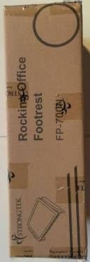 StrongTek Ergonomic Rocking Foot Rest for Under Desk, Adjustable Foot Stool with Non-Slip Surface, Three Positions for Comfort & Stability, Enhances Posture & Circulation, Ideal for Office & Home Use