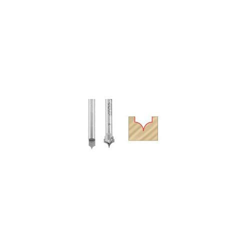 Amana Tool 56123 Carbide Tipped Point Cutting Roundover Router Bit Rounding 1/4 R x 1/2 D x 1/2 x 1/4 Shank x 2 Inch Long
