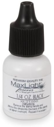 MaxLight Refill Ink 1/4oz Bottle Color Black