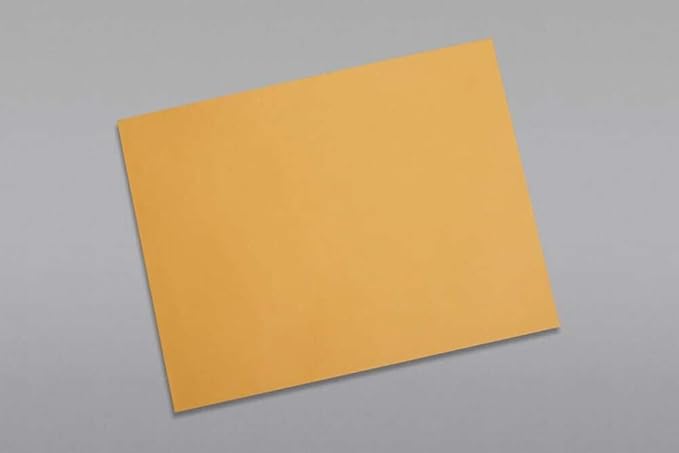 Limited Papers (TM) Booklet Envelopes, (Open Side) Brown Kraft, Gummed Seal, 28 Pound, Heavyweight, For Mailing And More. (250, 10 x 13)