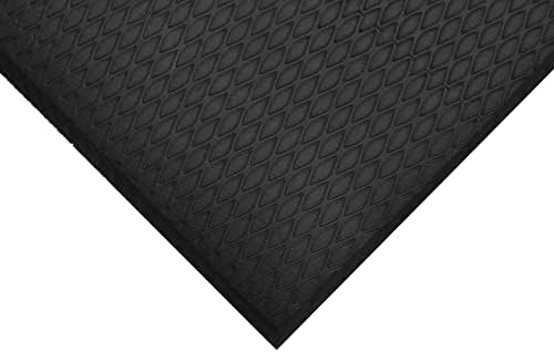 Hudson Exchange (3'x4') MaxCush Anti-Fatigue Comfort Industrial Ergonomic Mat Black