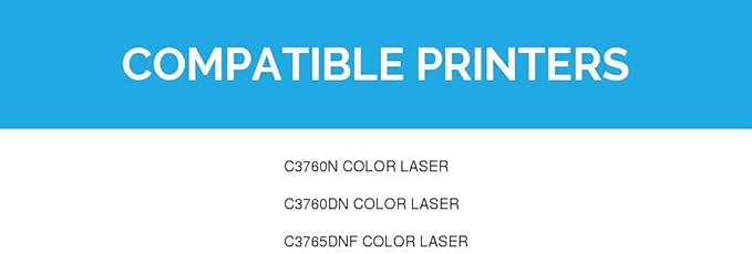 LD Products Compatible Toner Cartridge Replacements for Dell Color Laser C3760 C3765 Extra High Yield (331-8429 Black, 331-8432 Cyan, 331-8431 Magenta, 331-8430 Yellow, 4-Pack)