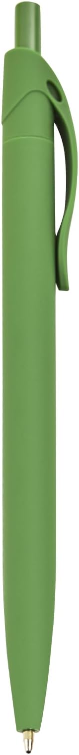 BallPoint Pens, 100 Pack (BLACK Ink),Bulk Pens, Green Barrel,Click Pens for Office Home and School, Retractable Ballpoint Pens, Medium Point, 1.00MM (Green)