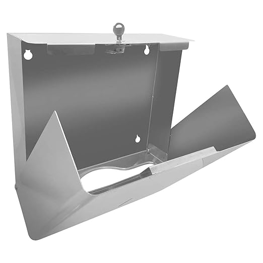 SUNERA Luxury Commercial Paper Towel Dispenser Wall Mount M-Fold Hand Paper Towel Dispenser 304 Stainless Steel Brushed Finish Durable